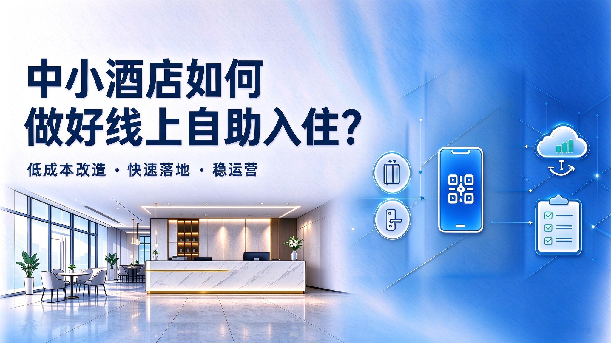 中小酒店如何做好线上自助入住?